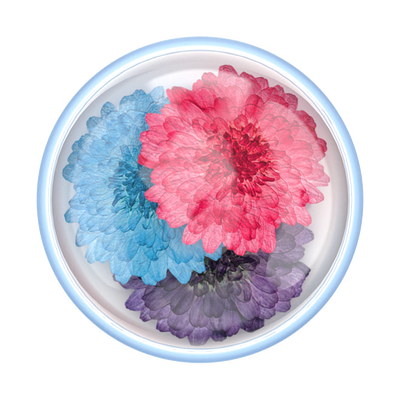 Secondary image for hover Pressed Flower Globe Floral Bouquet